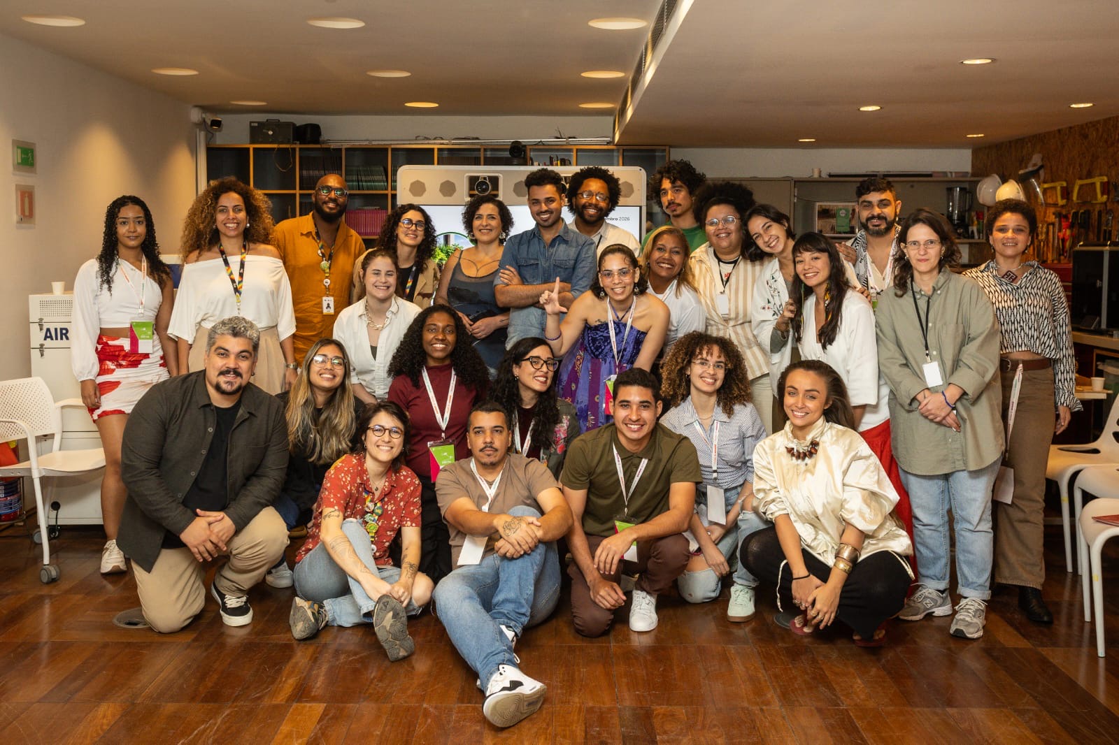 Turma do Lab de Ideias reunida no Museu do Amanhã